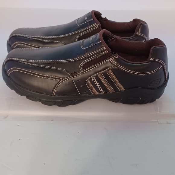 SKETCHERS Shoes Size 6 Brown Clogs Relaxed Fit memory foam - Picture 4 of 6